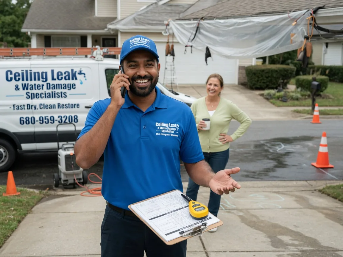 Ceiling Leak Cleanup Elm Grove, WI FAQs